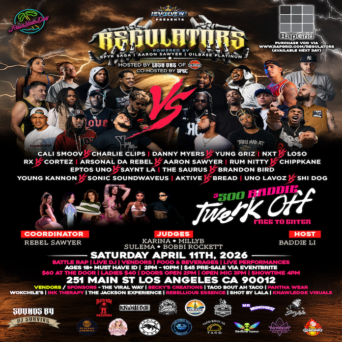 Rap Battle League Event | IEVOLVE TV Presents: Regulators | Rap Grid