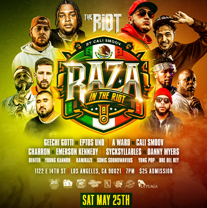 Rap Battle League Event | The Riot Presents: Raza In The Riot PPV | Rap ...